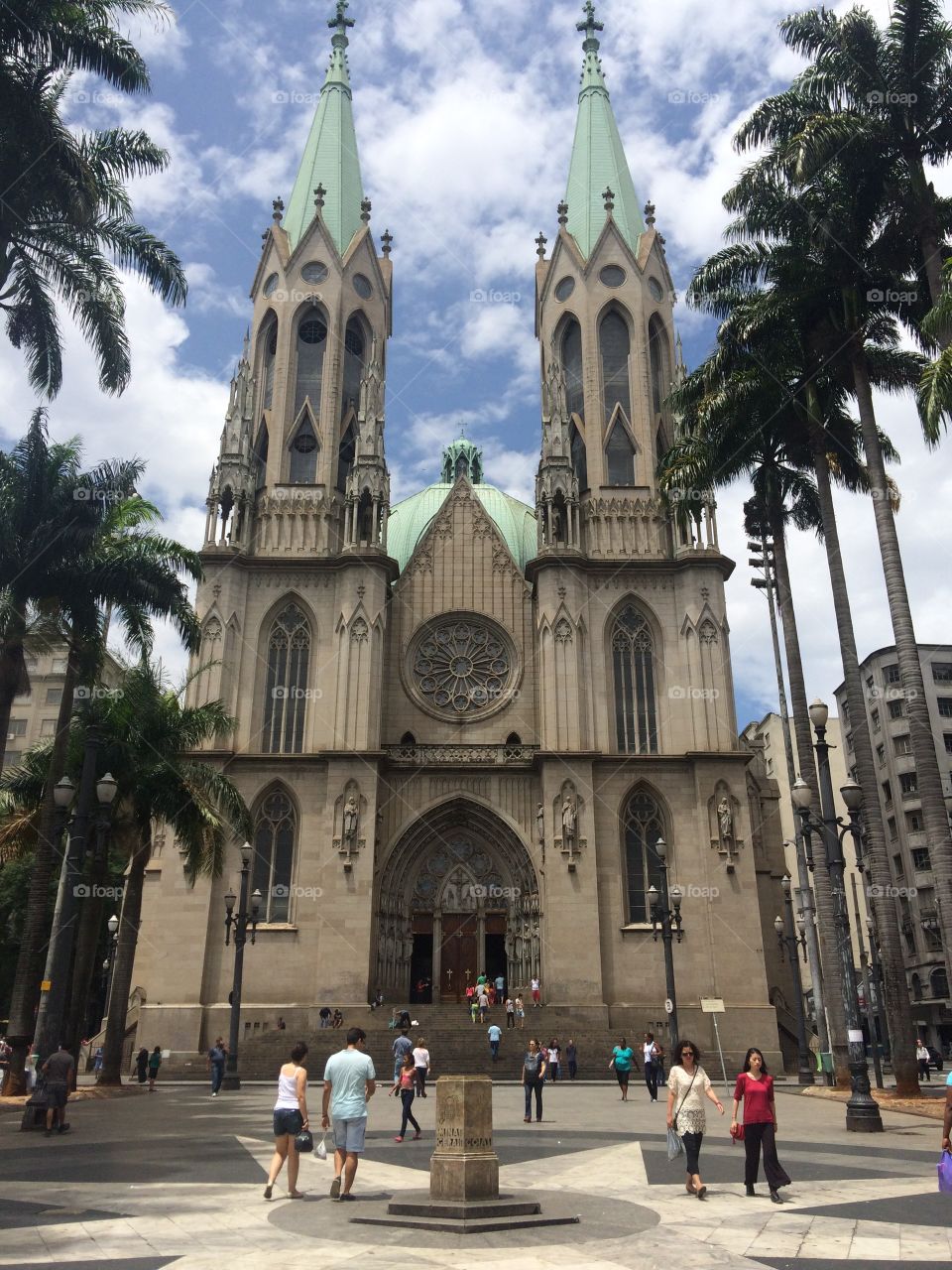 Catedral da Praça da Sé em São Paulo.