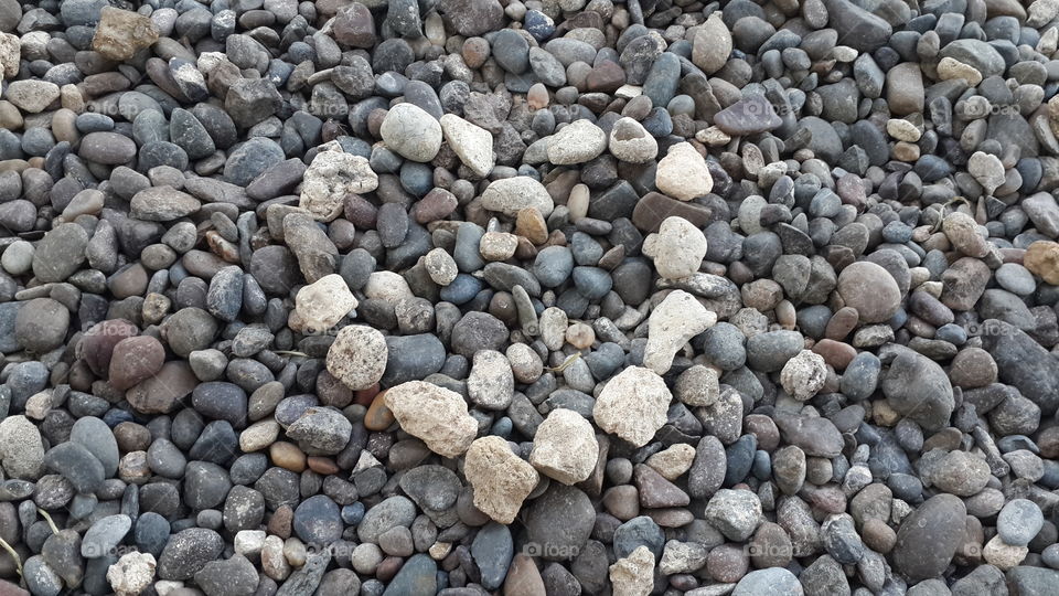 Heart with rocks