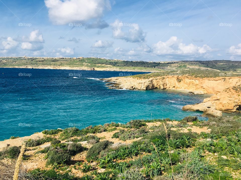 Malta Comino blue lagoon