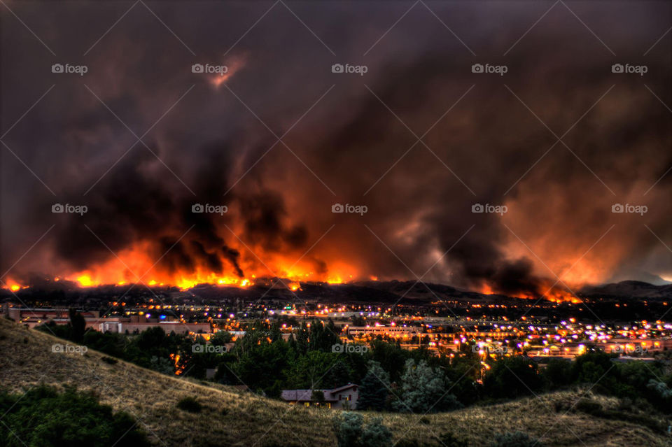 fire on colorado springs by lizzie