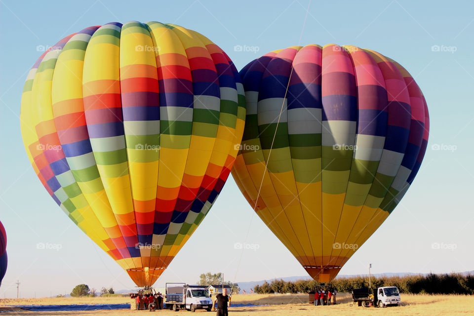 Balloons going up early