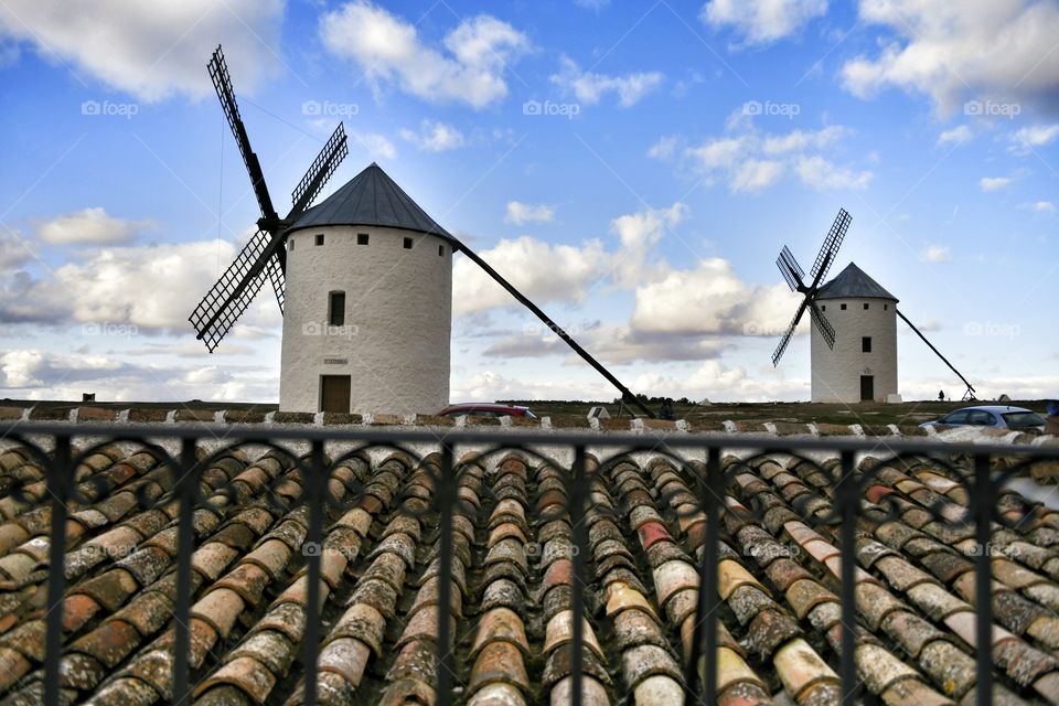 Campos de Criptana 
molinos de viento
 Criptana Fields
 windmills