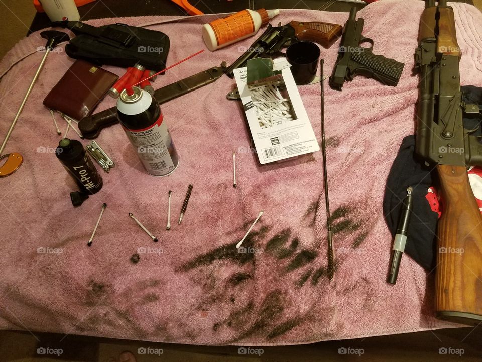 Cleaning Guns gets Dirty
