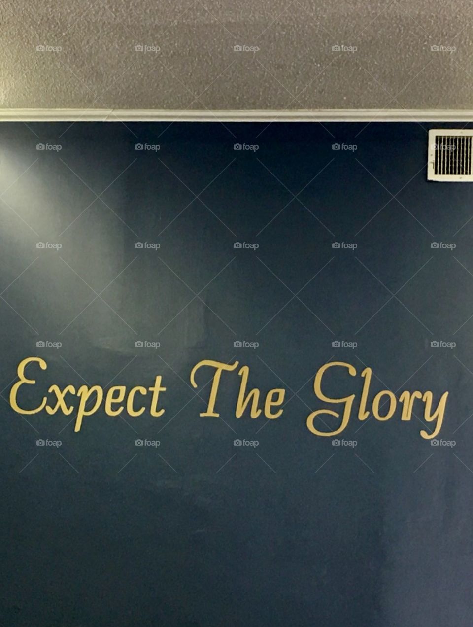 Expect The Glory