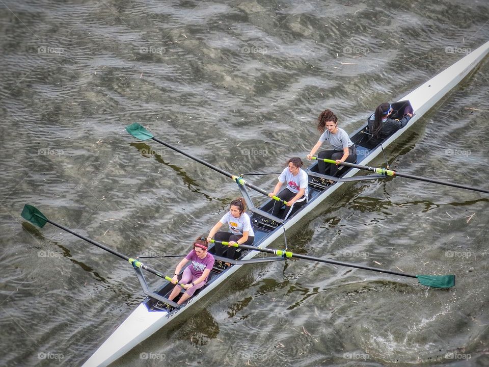 Rowing on the Hudson River