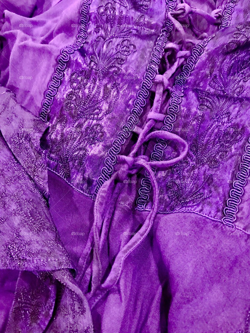 Purple Corset & Sleeve