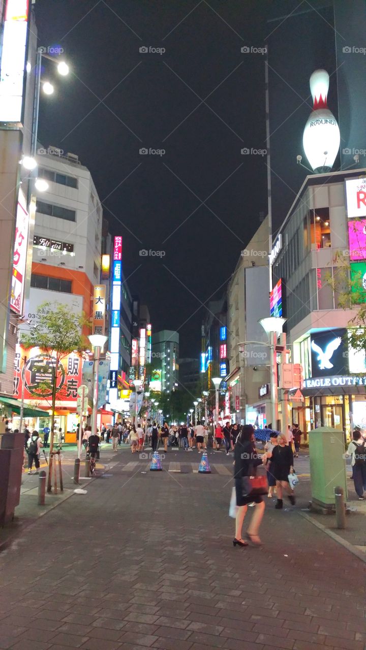 Street in Japan (Ikebukuro)