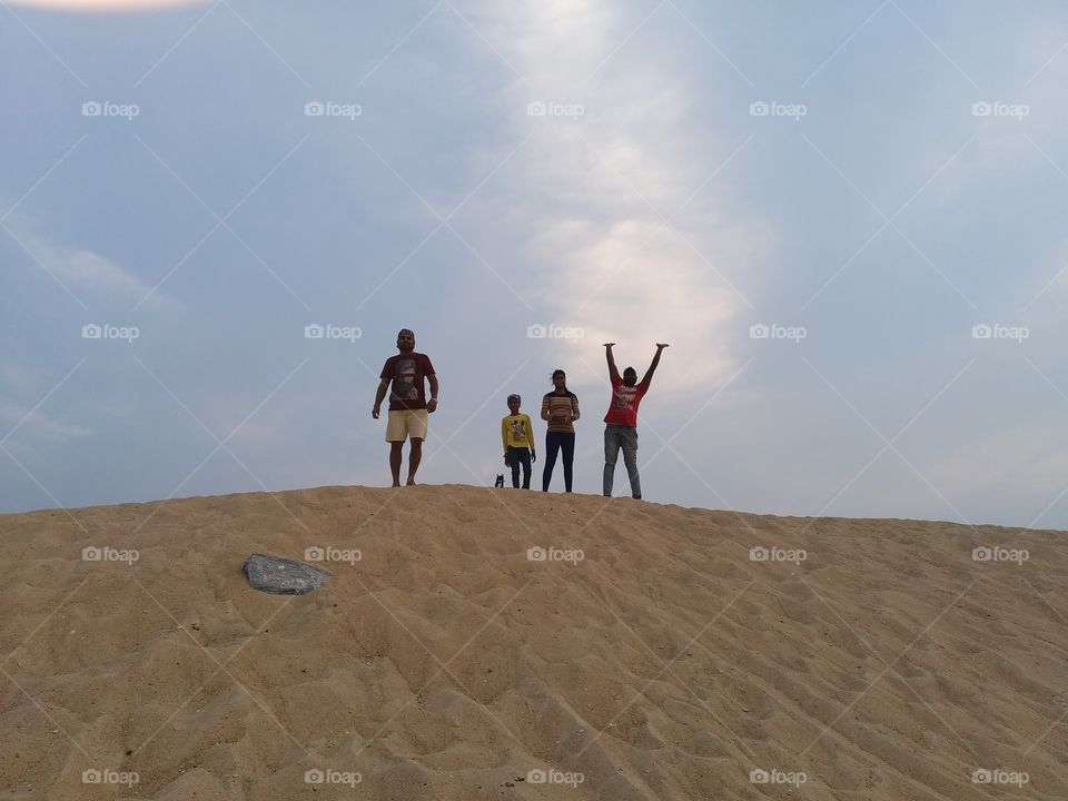 People are enjoying in beaches