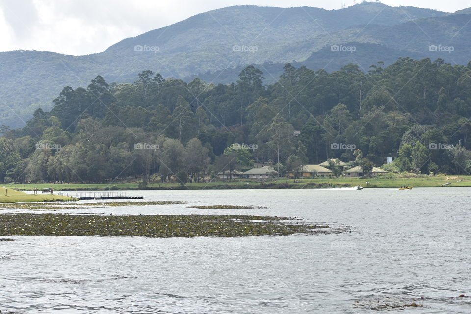 Gregory's lake and the mountain range