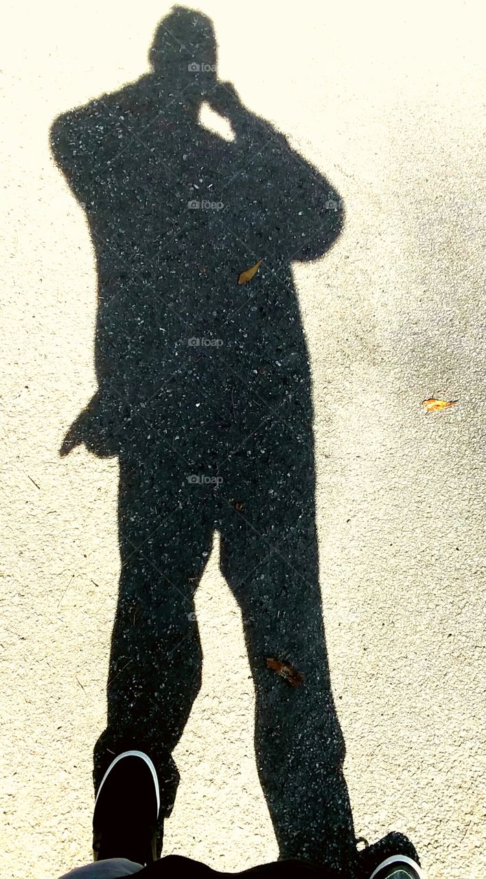 selfie shadow