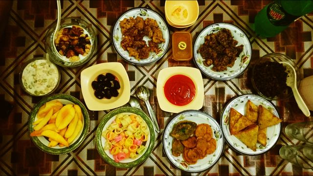 Food for Aftar. aftari time