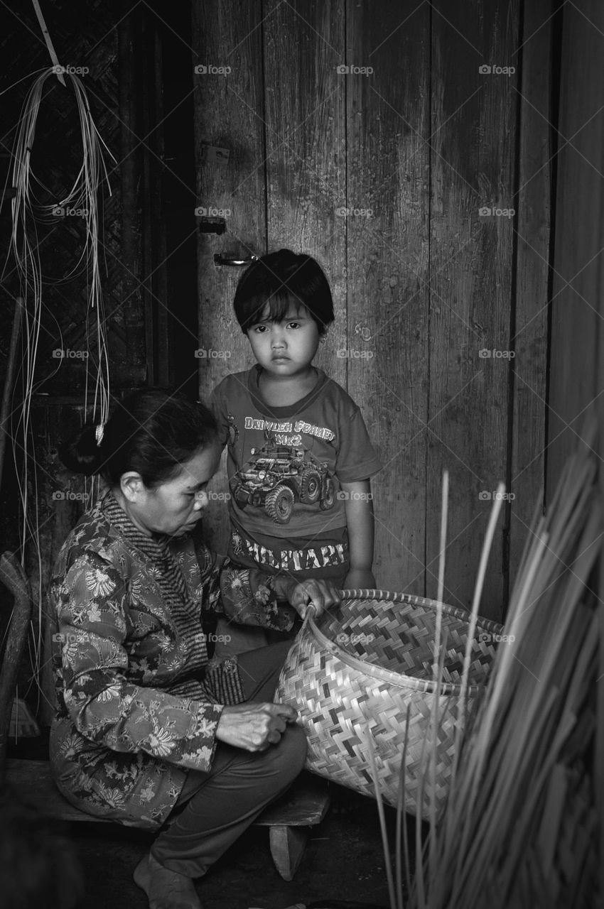Bamboo weaving craftsman
