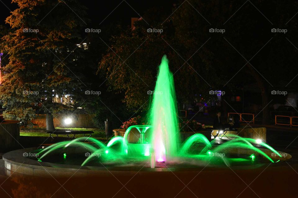 Awesome illuminated fountains