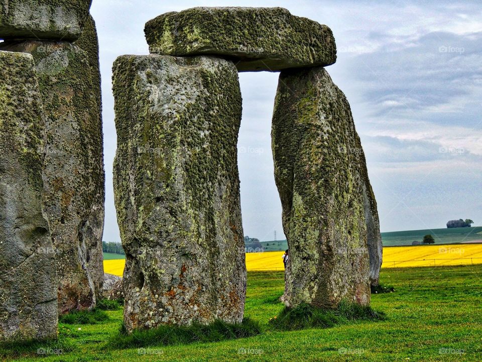 Stonehenge, detail. 