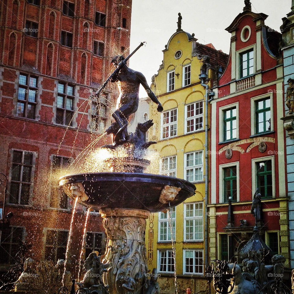 poland architecture monument gdansk by kozjar