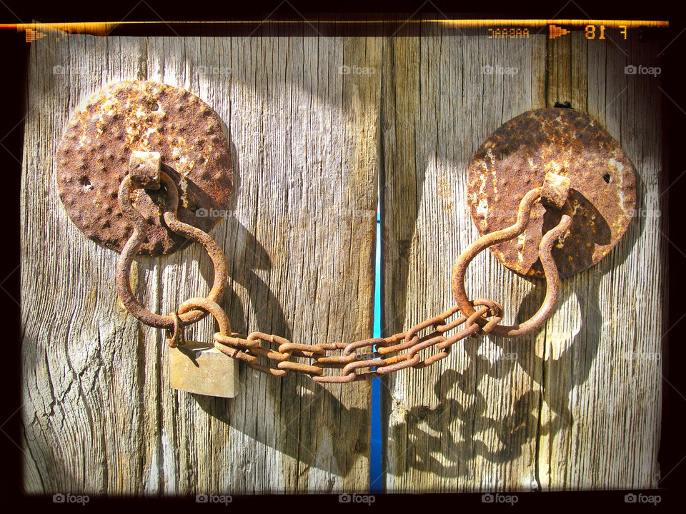 Old door in Cyprus