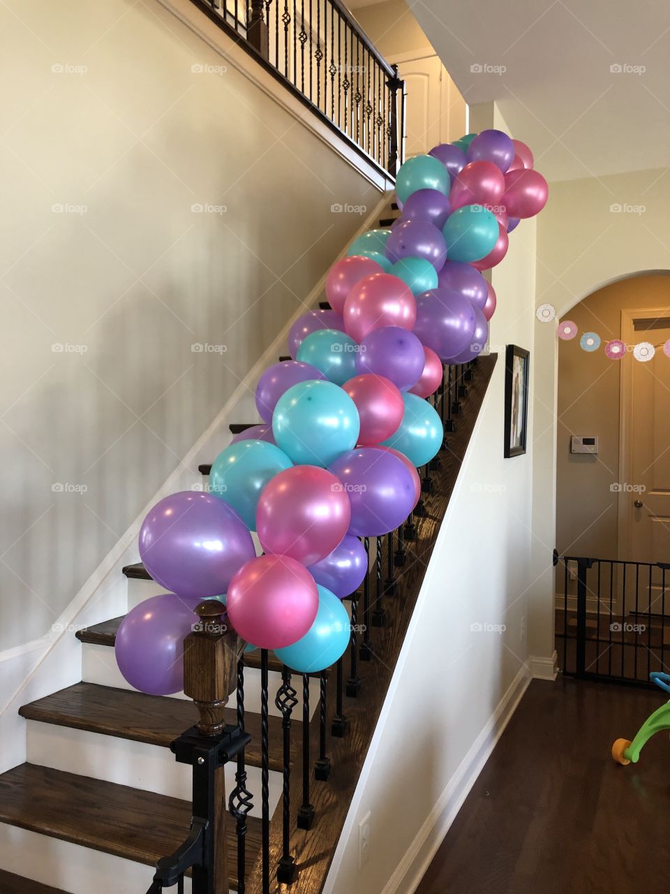 Birthday Balloons Banner DIY