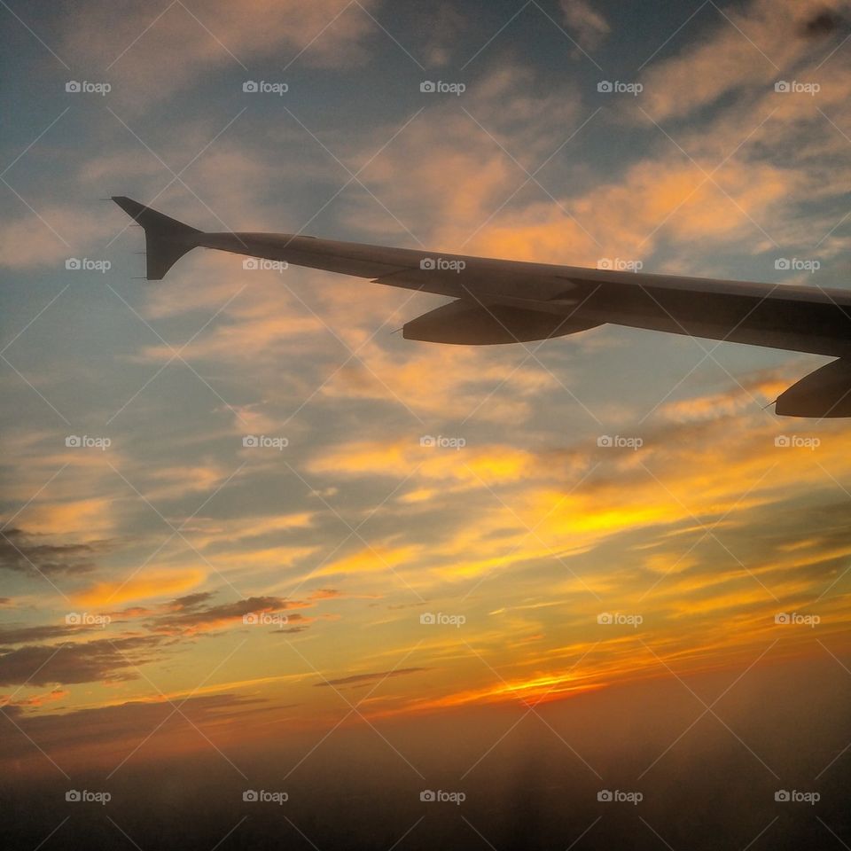 Airplane Sunrise 
