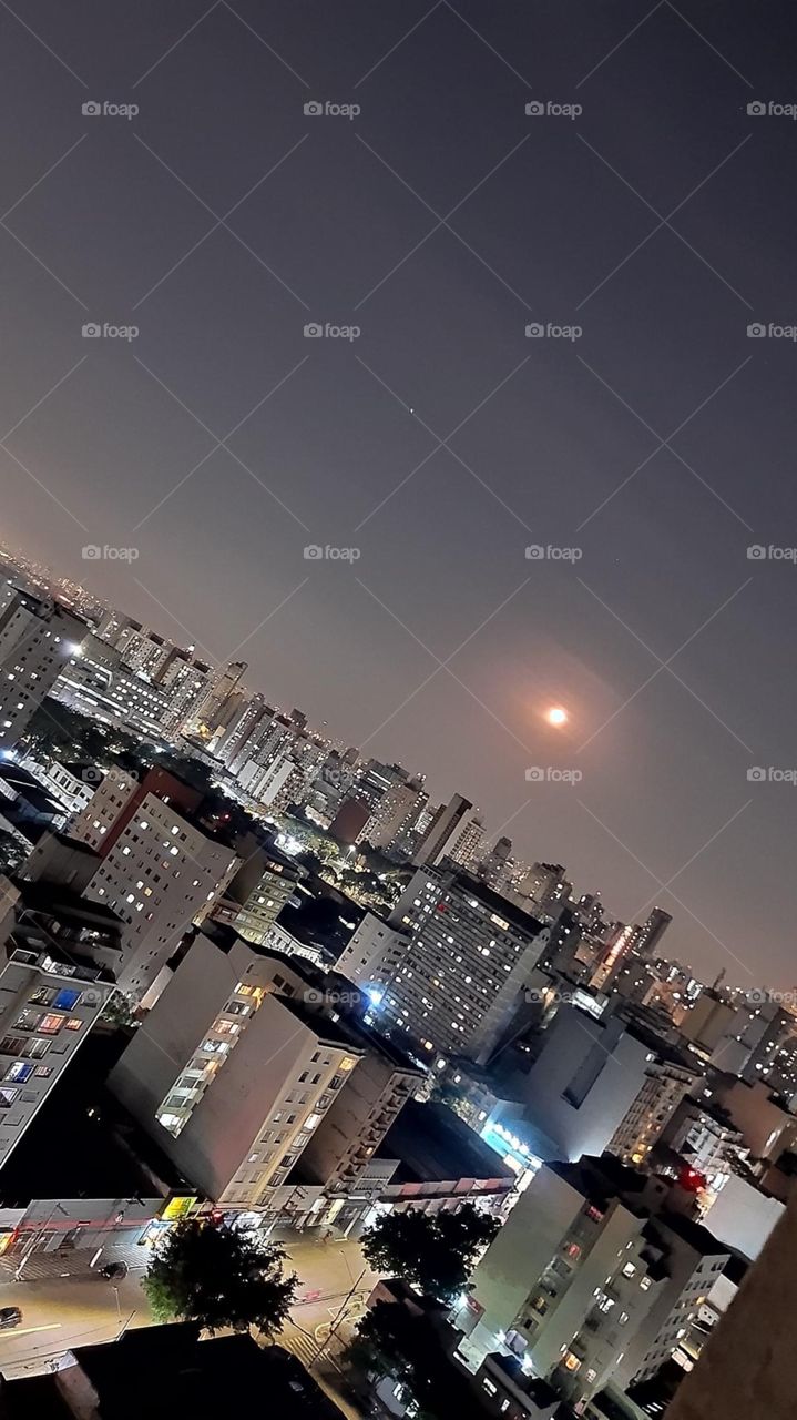 Noite Lua São Paulo 