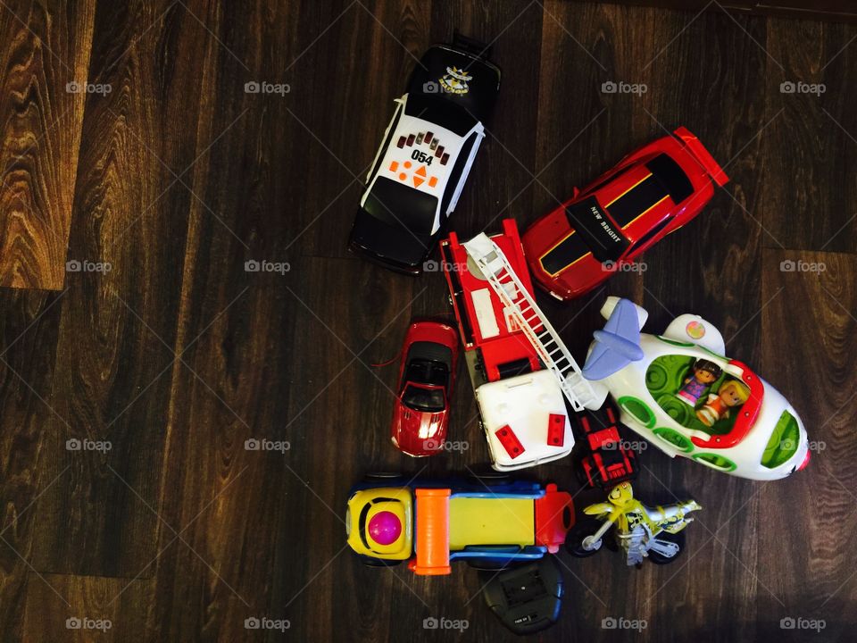 Toys . My lil one toys today it is car and truck day 