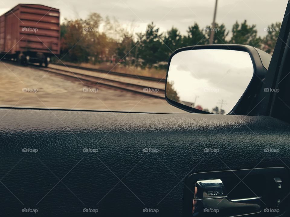 Crossing train tracks