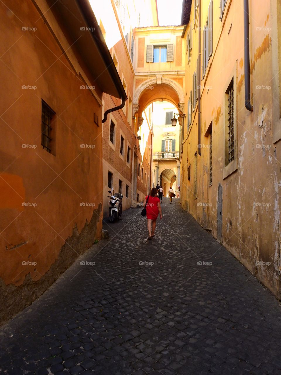 Walking the streets of Rome