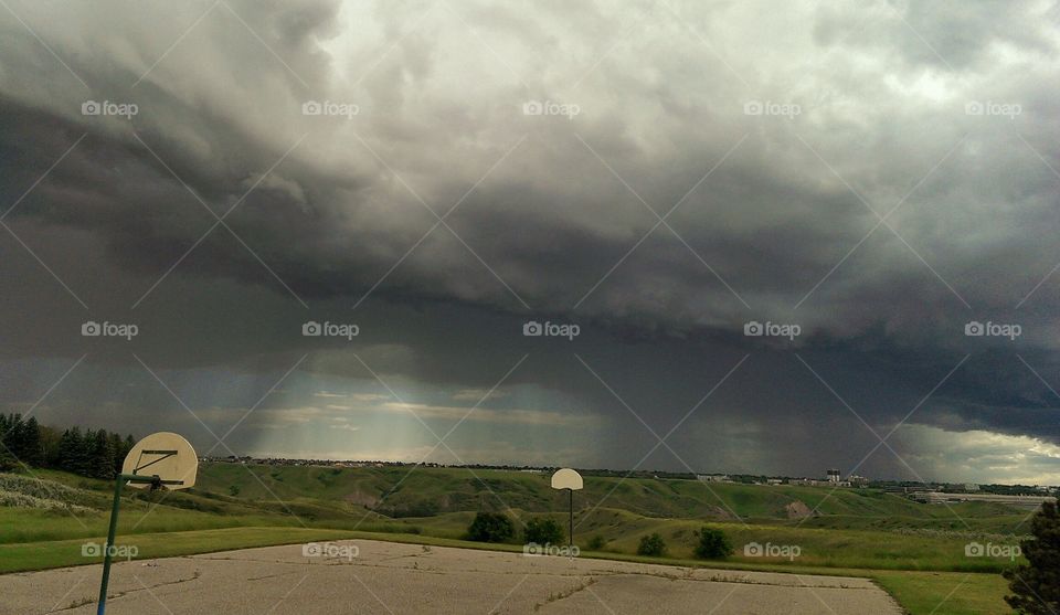 Rain in the distance