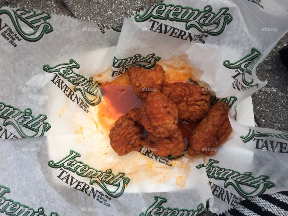 Street food
Rochester's Fringe Festival 
Jeremiah's boneless wings
