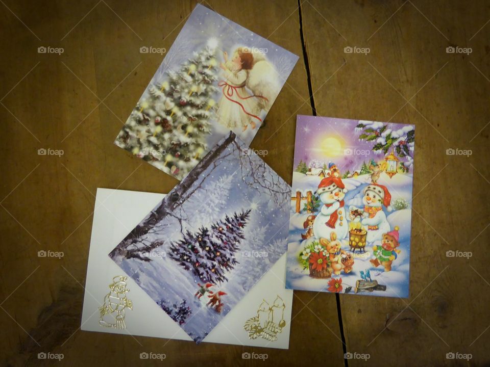 Writing christmascards