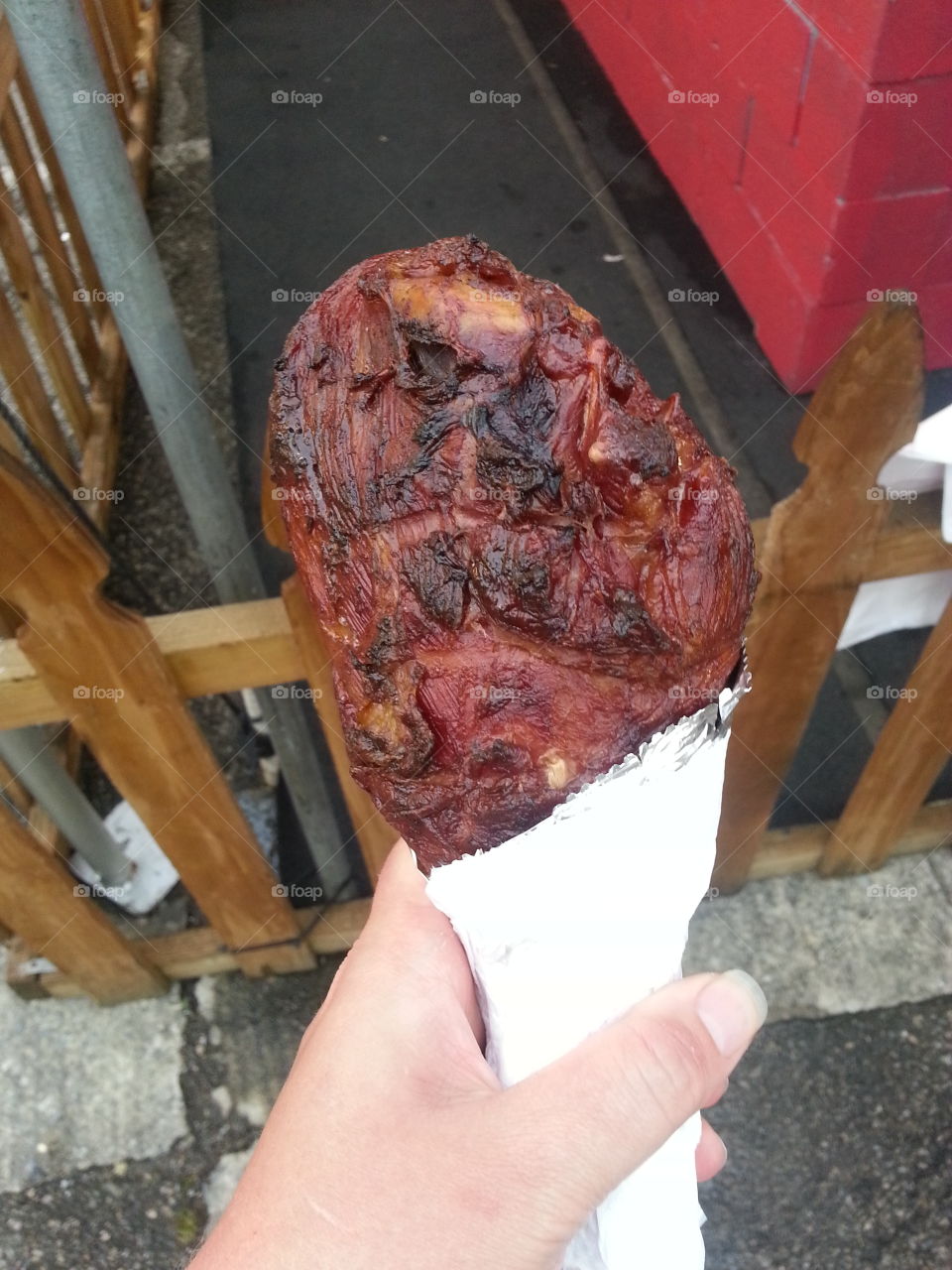 Smoked turkey leg