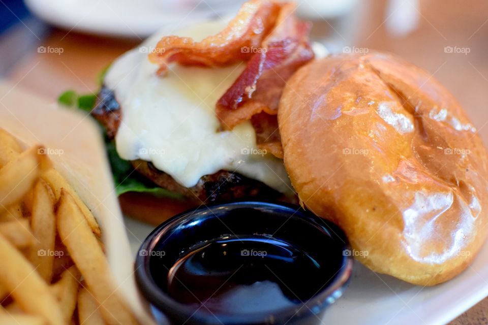 Tasty Burger and Fries