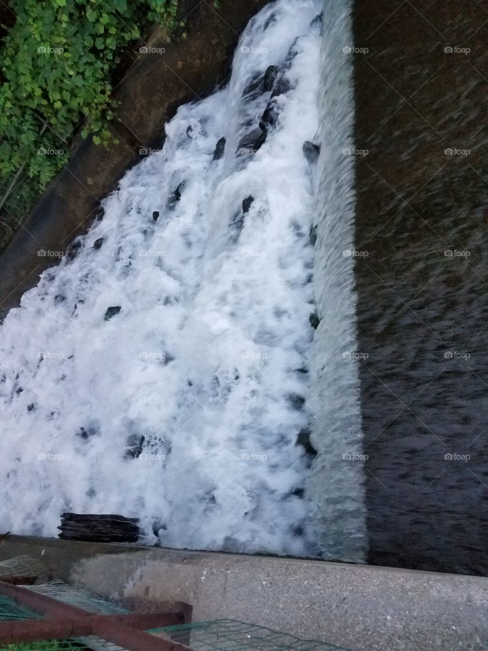down stream