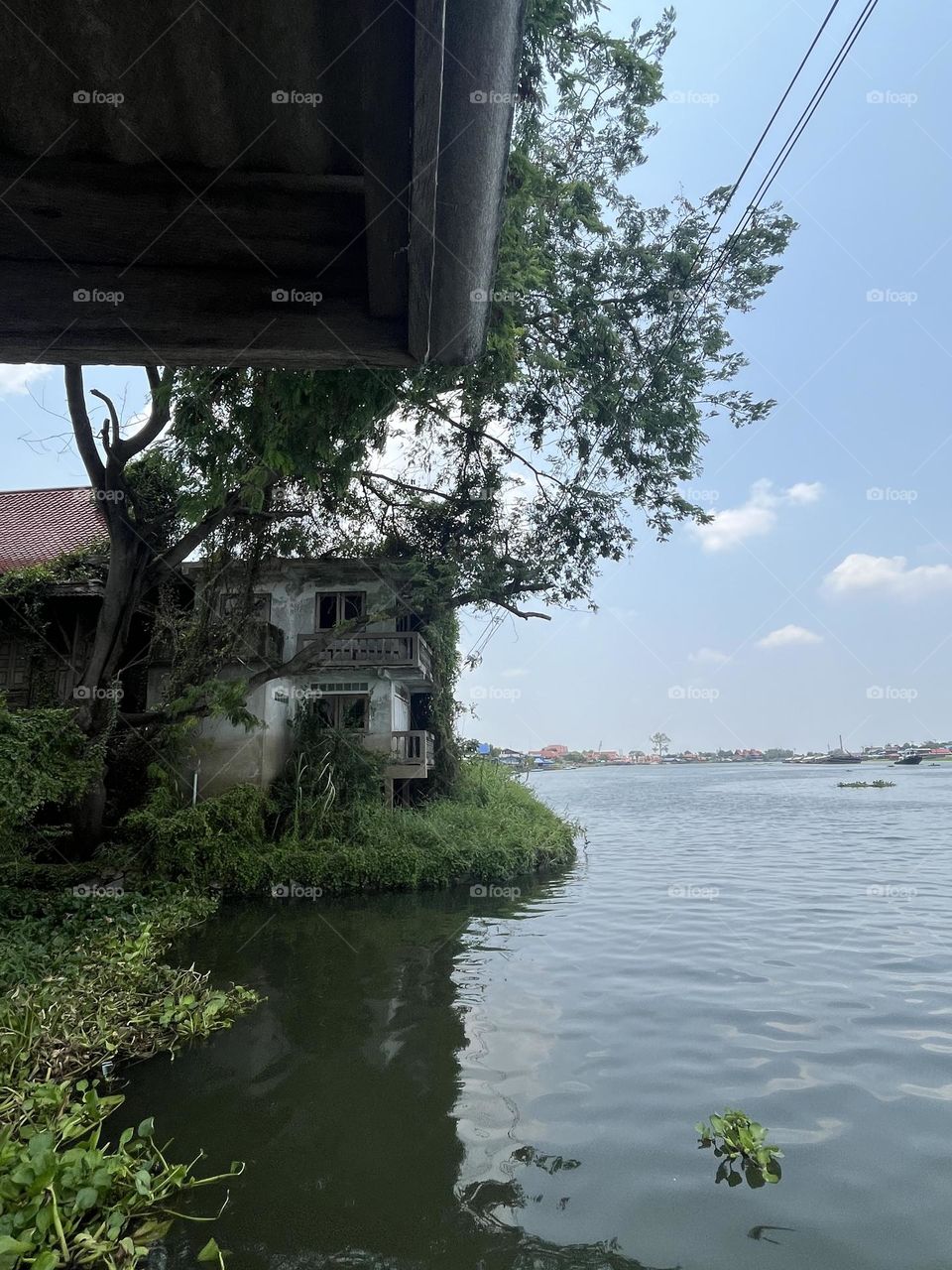 House along the Chao Phraya River, Thailand.