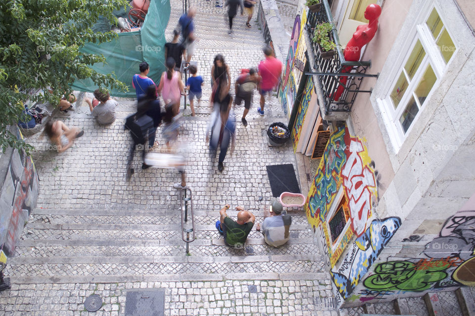 Old town Lisbon, from above