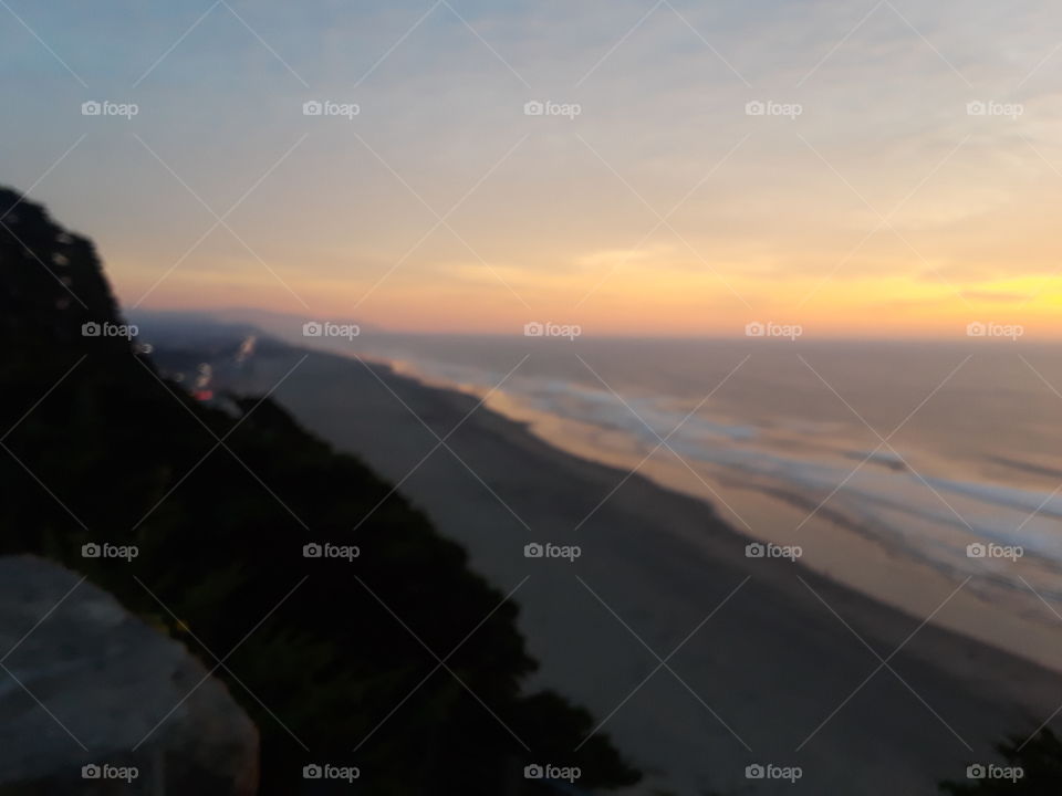 Landscape, Sunset, Mountain, Sky, Snow