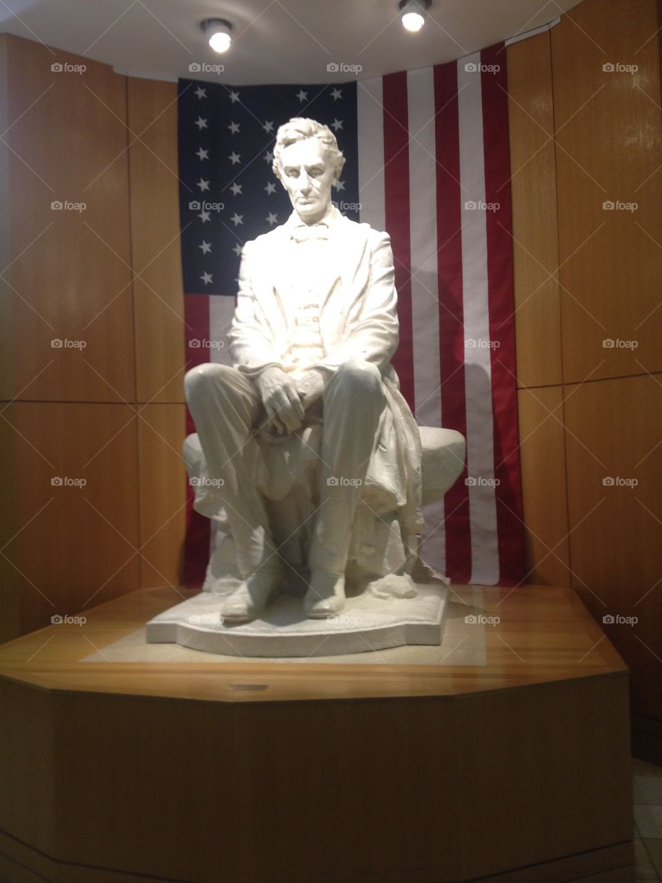 President Lincoln at the Cowboy Hall of Fame in Oklahoma City Oklahoma 
