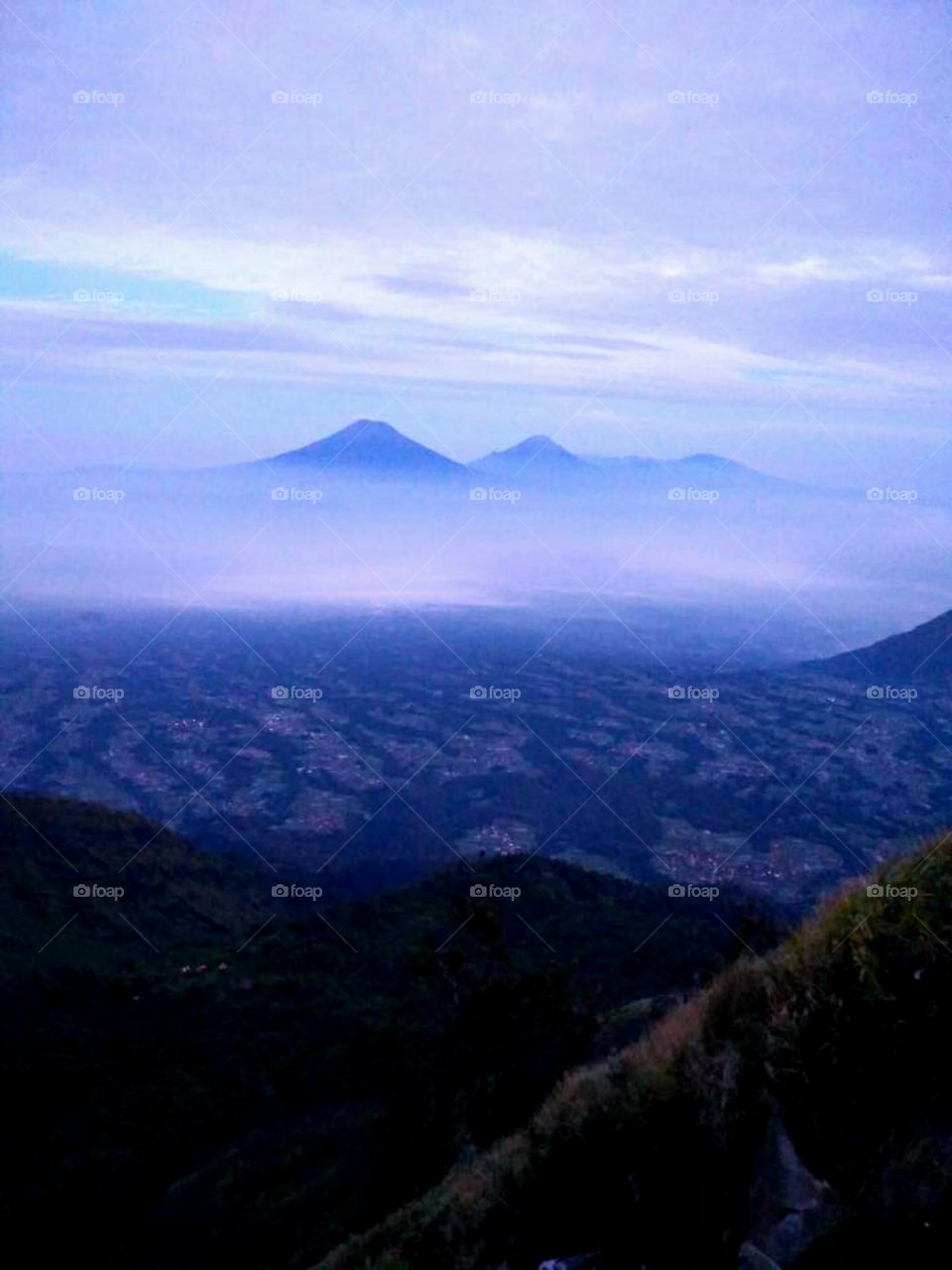 Mountain lawu, Indonesia