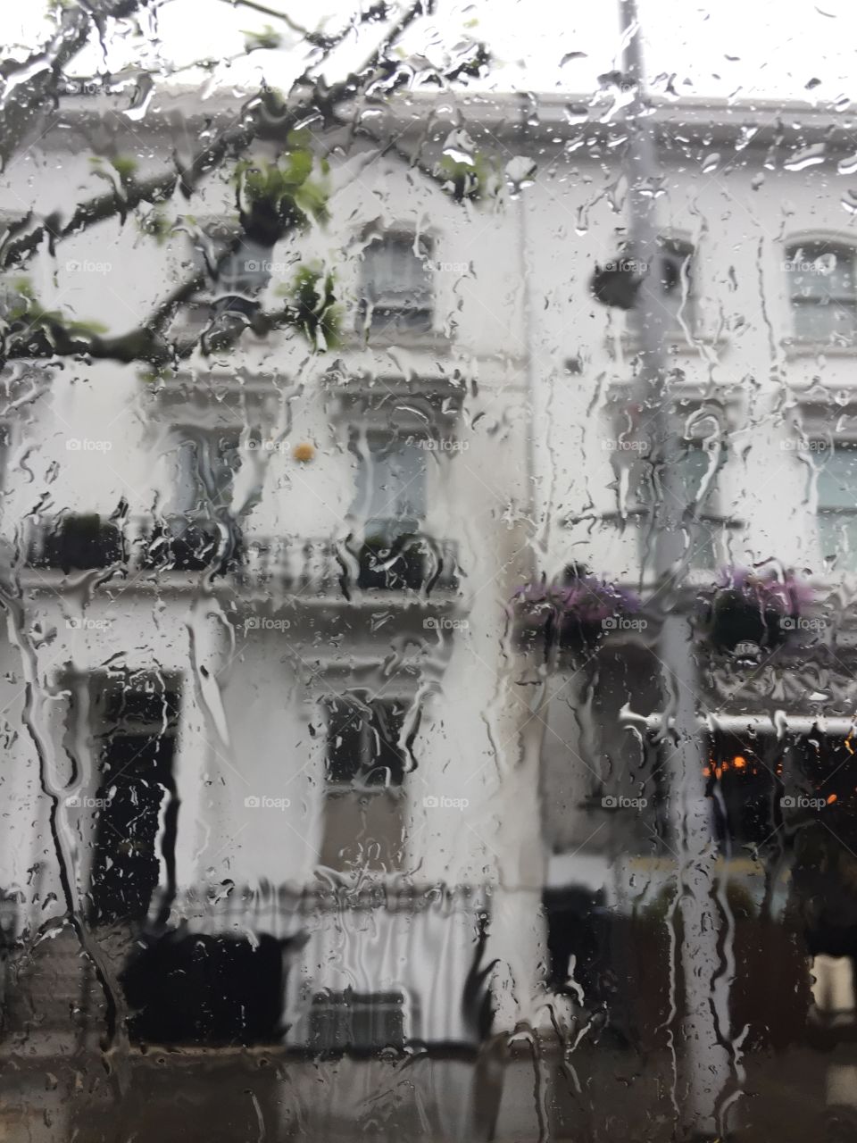 Rainy day in London