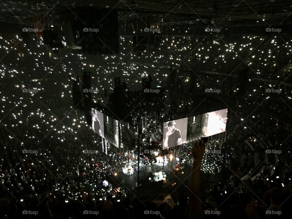 The final Ottawa show of the Tragically Hip in Ottawa, Canada.
