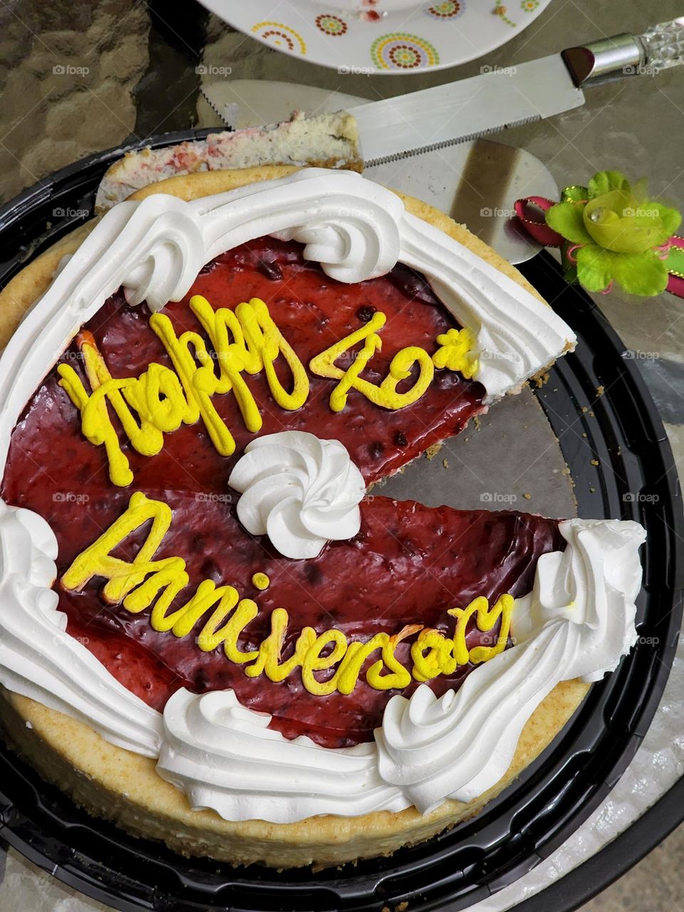 40th anniversary cake