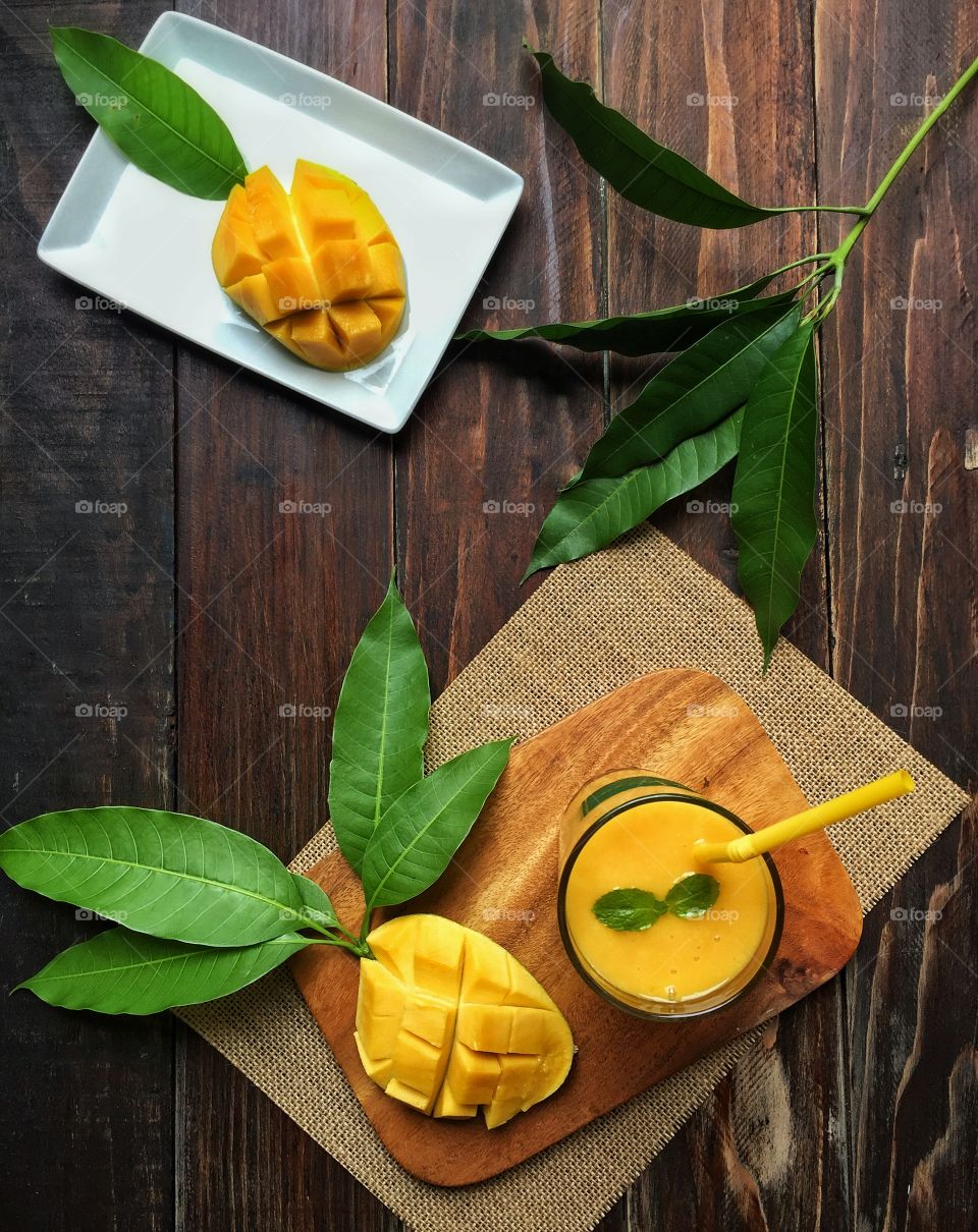 Mango juice spin 