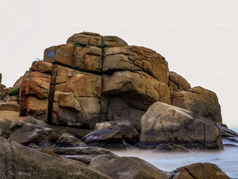 Rock Formations at The Coast of Long Chao kok, Macau SAR.. when you Visited this Coastal trail hikes you can notice the uniqueness of this Rock Formation..