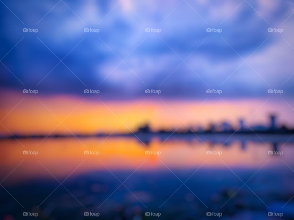 defocused abstract background of the sky gradation