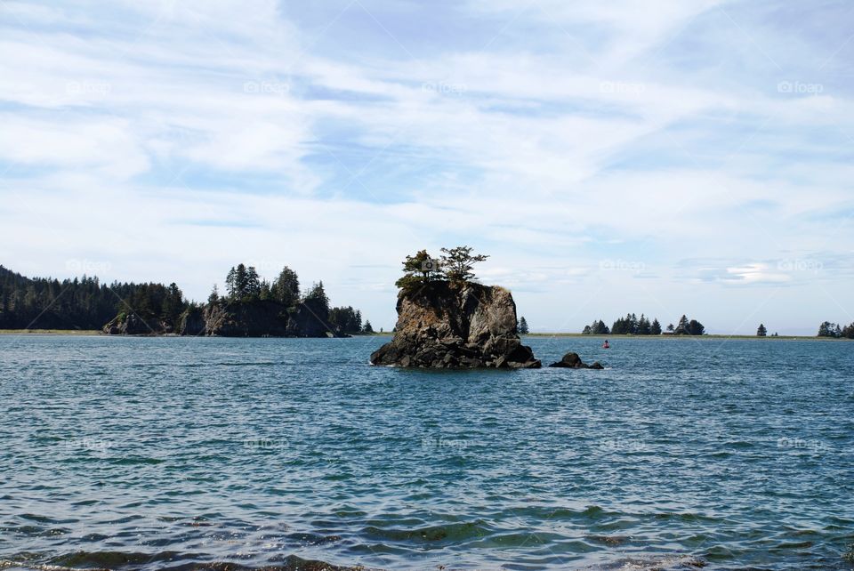 View from Seldovia beach area