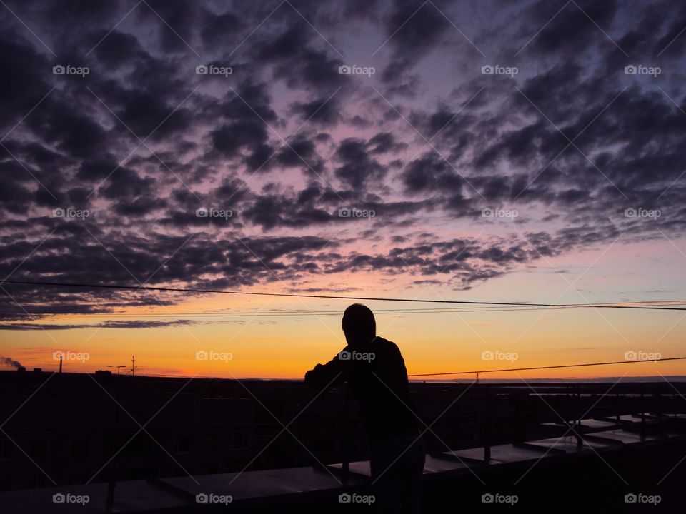 Sky and sunset 