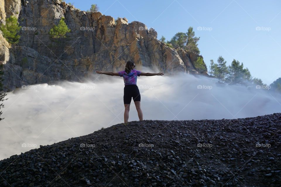 Waterjet#strong#nature#human#position