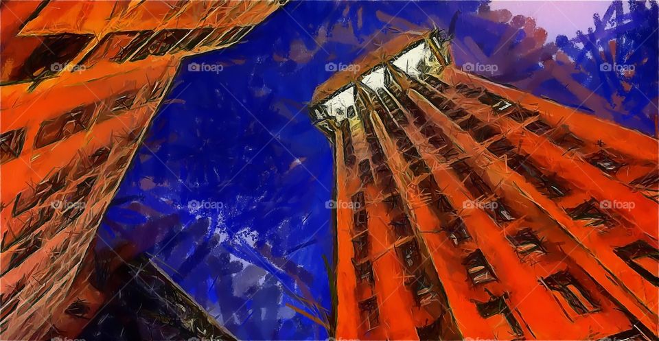 Torre Velasca Oil on Convas