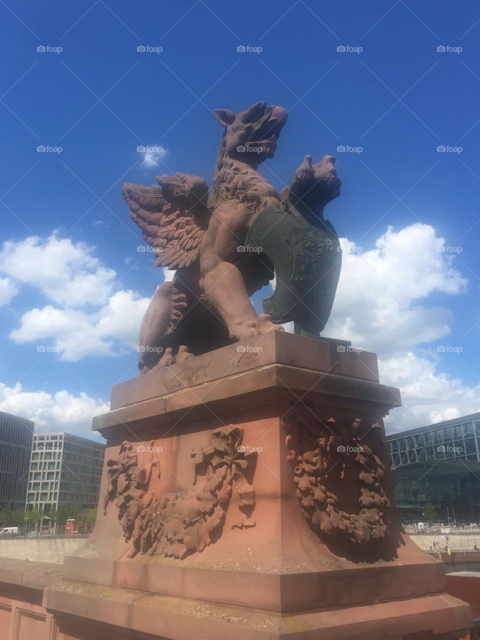 Bridge Statue in Berlin, Germany