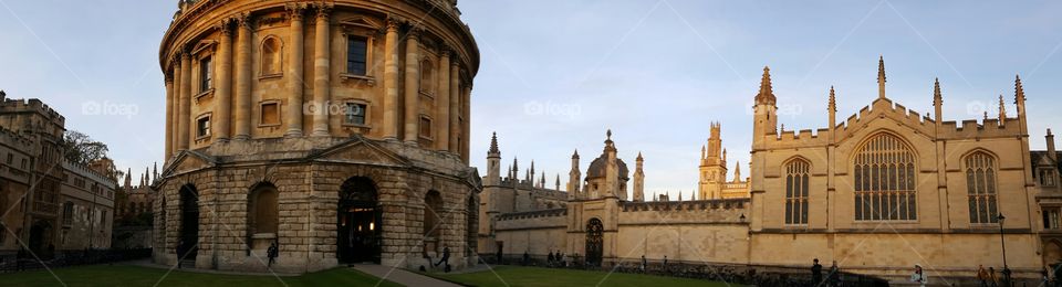 Radcliffe Camera and All Souls College in Oxford