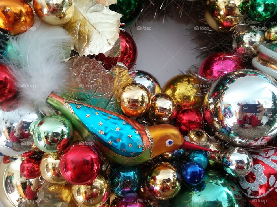 Vintage bird ornament